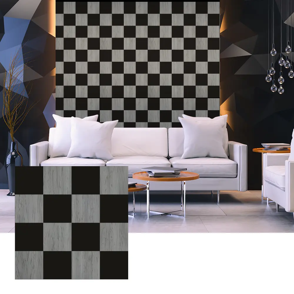 3D-Akustikplatten aus Holzfurnier für die Innenwandgestaltung