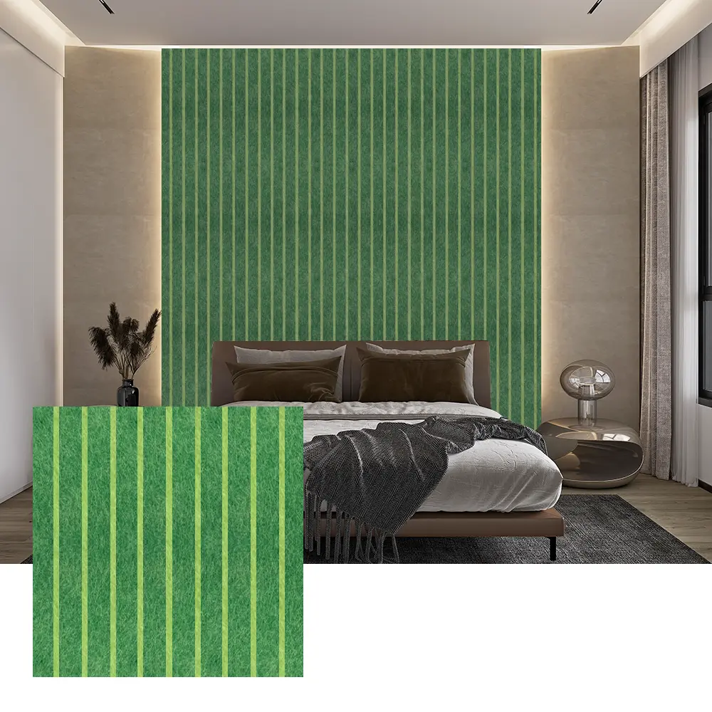 Farbige PET-Akustikplatten für die Innenwanddekoration