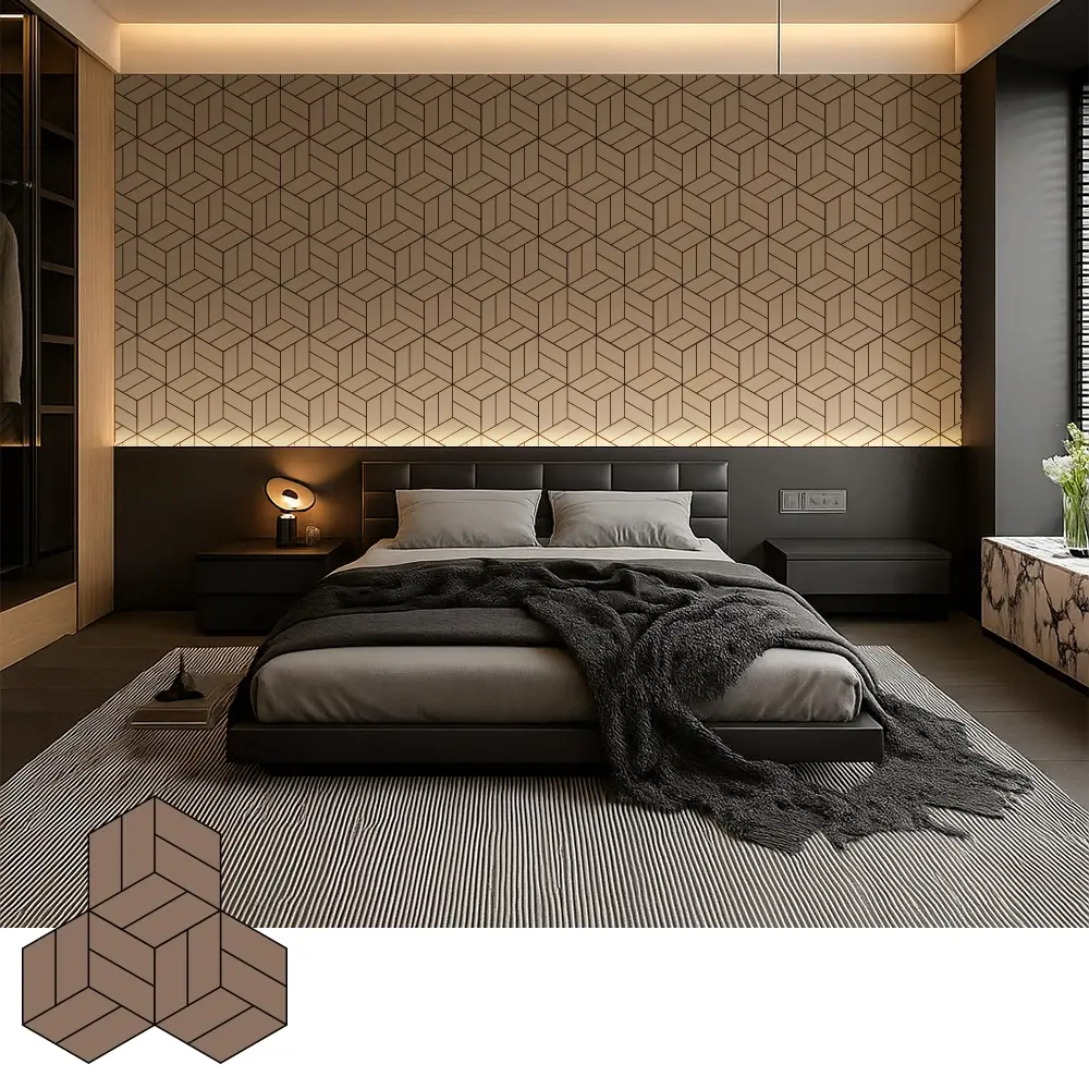 Dekorative Akustikholzfurnierplatten für moderne Innenräume