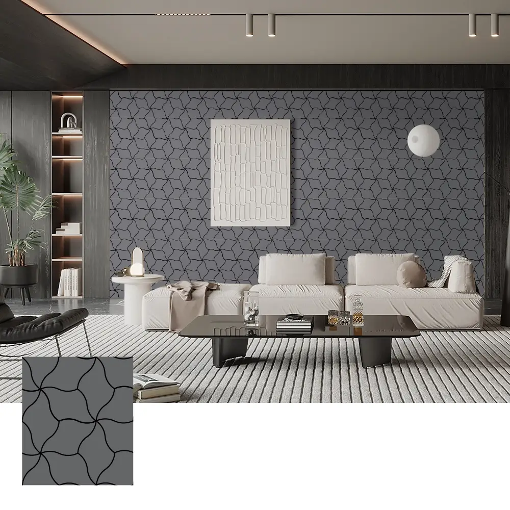 Schallabsorbierende Akustikplatten aus Holzfurnier für Wände Schallabsorbierende Akustikplatten aus Holzfurnier für Wände
