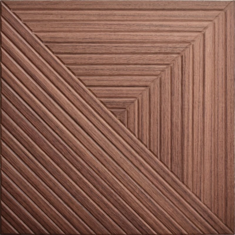 Wonear Luxury Residence Akustikplatte aus diagonalem Holz mit Rahmen
